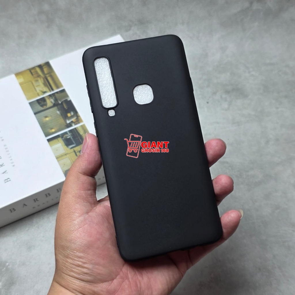 SAMSUNG A9 2018 SAMSUNG A7 2018 CASE MACARON BLACK SILICON BLACK SAMSUNG A9 2018 SAMSUNG A7 2018