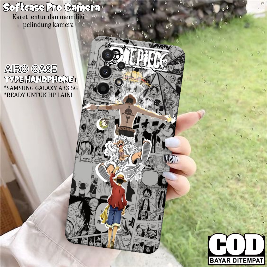 Case Samsung Galaxy A33 5G Fashion Case ANIME Softcase Samsung Galaxy A33 5G Case Pro Camera Casing 