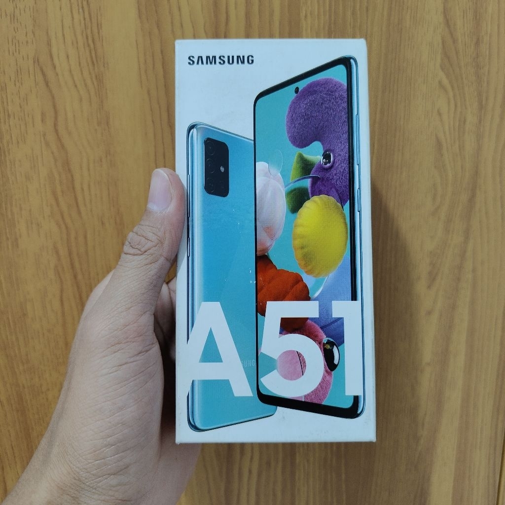 Dus Box Samsung Galaxy A51 Blue Resmi Sein Original Copotan