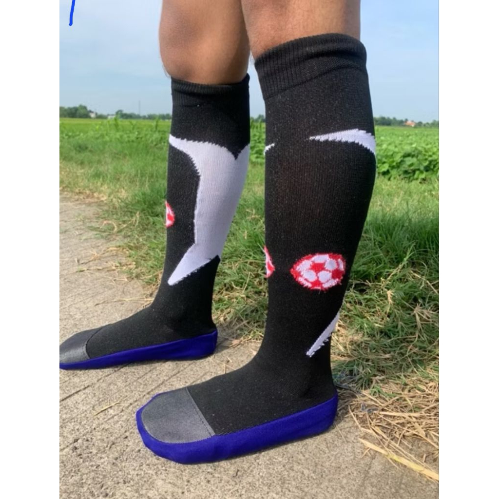 Kaos kaki sawah anti keong, alas kain kaos/ kain lotto, kaos kaki sawah, kaos kaki anti keong