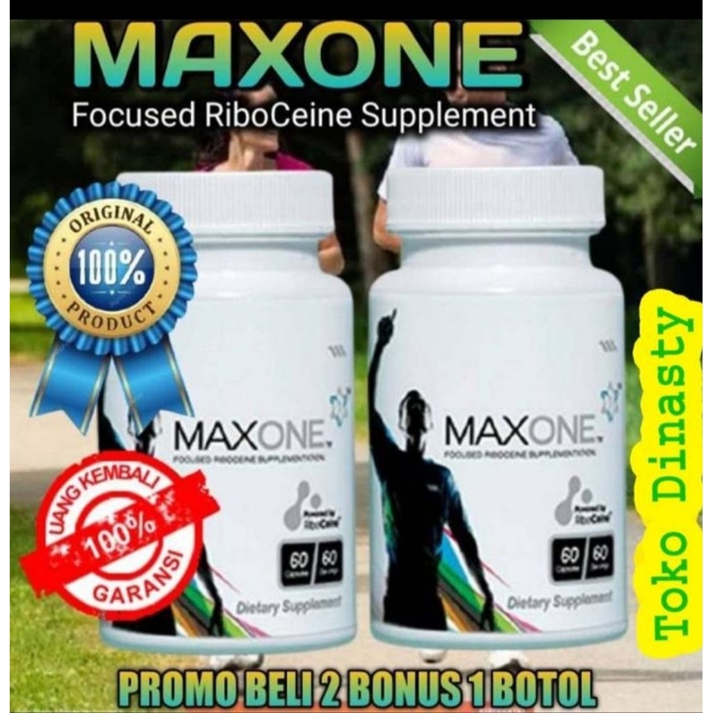 Suplemen Kesehatan Pria Dan Wanita MaxOne Focused Ribociene Terbaik