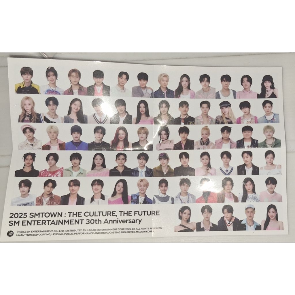 PHOTOCARD SMTOWN FAMILY