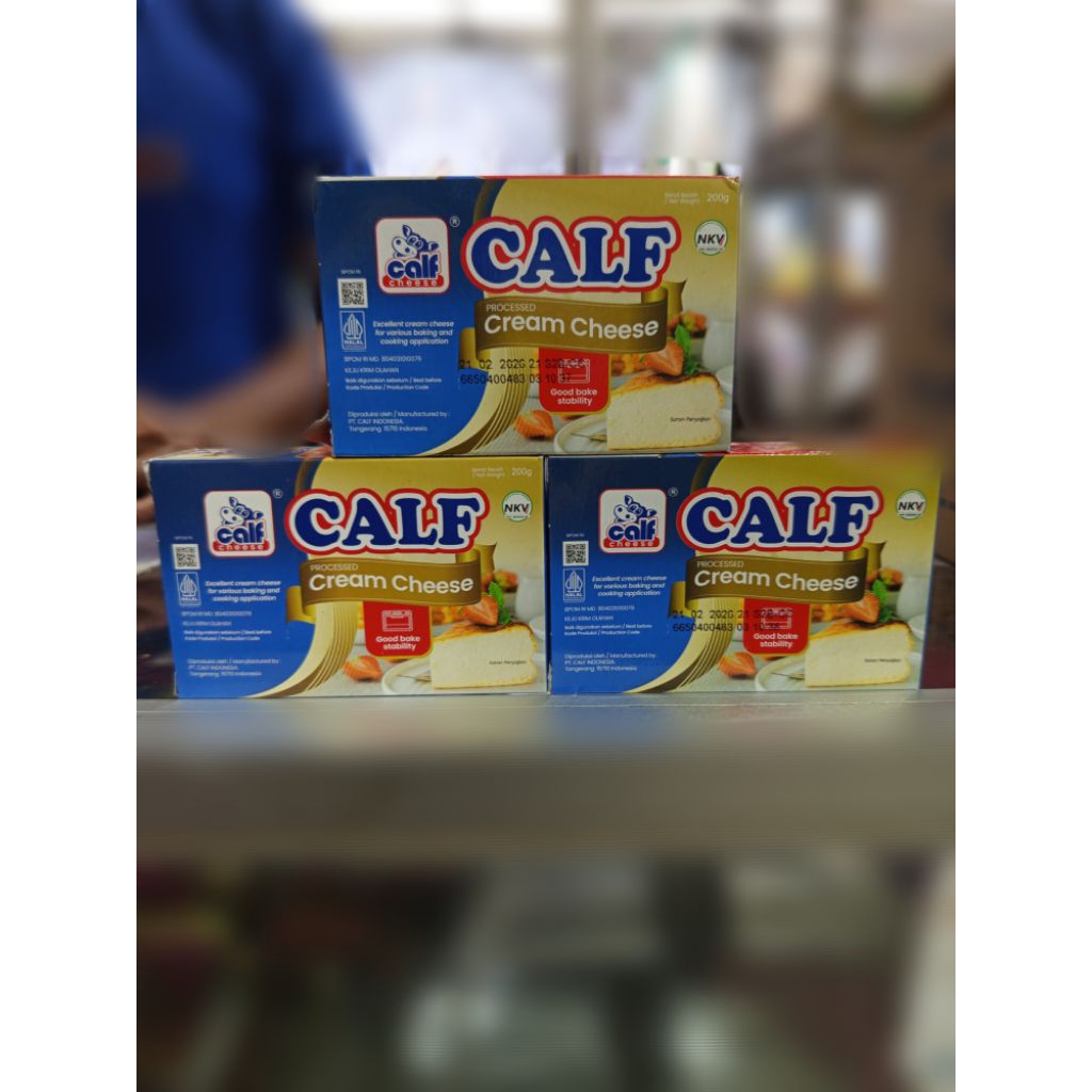 

Cream Cheese CALF Kemasan 200 gr [Tidak Perlu Kulkas Sebelum dibuka]