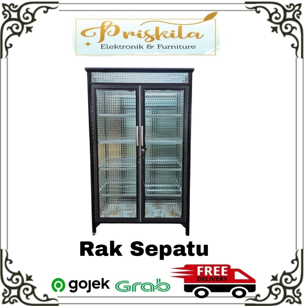Rak Sepatu Aluminium / Toko Priskila Elektronik Palembang / Elektronik Palembang / Furniture Palemba