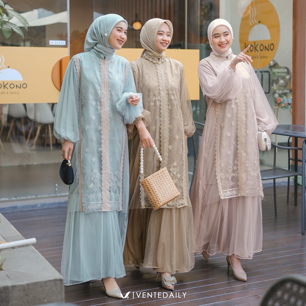 GAMIS DRESS PREMIUM ELISHA 3 ORIGINAL BY VENTE