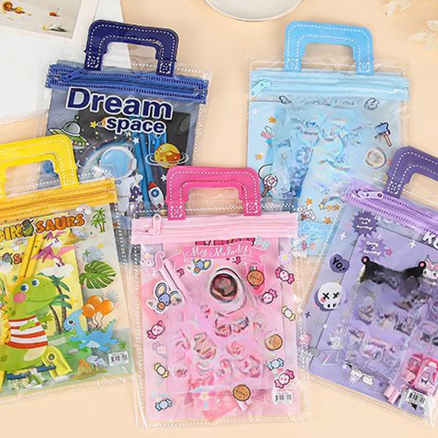 

Bestseller Set Alat Tulis Lengkap Isi 2 Pensil 1 Notebook 1 Rautan Dan 1 Penghapus Free Tas Totebag Pvc