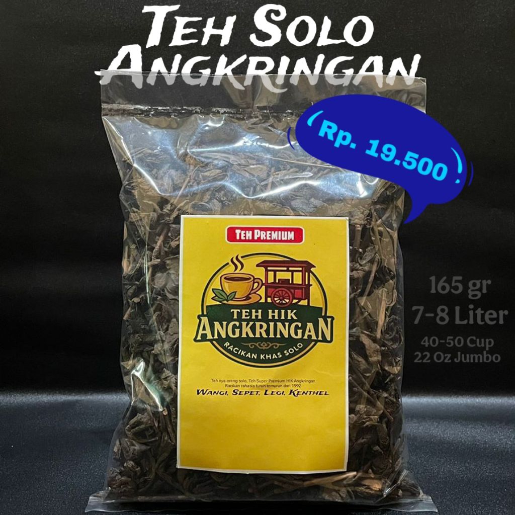 

Teh Solo Angkringan Teh Racik Ginastel 165 gram