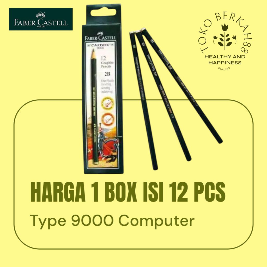 

PENSIL 2B PENSIL UJIAN PENSIL UJIAN FABER CASTELL