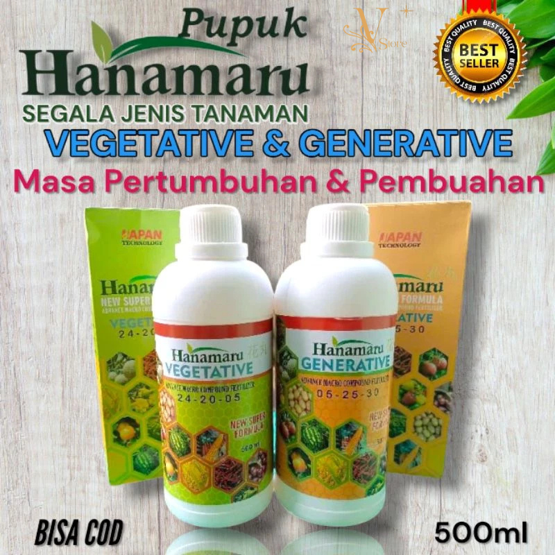 PUPUK CAIR HANAMARU UNTUK SEGALA JENIS TANAMAN 500ml