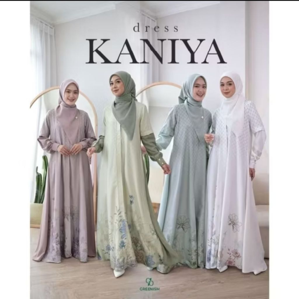 Greenism Dress/KANIYA Dress by greenism/KANIYA Dress Greenism/Dress Greenism/gamis busui/KANIYA Dres