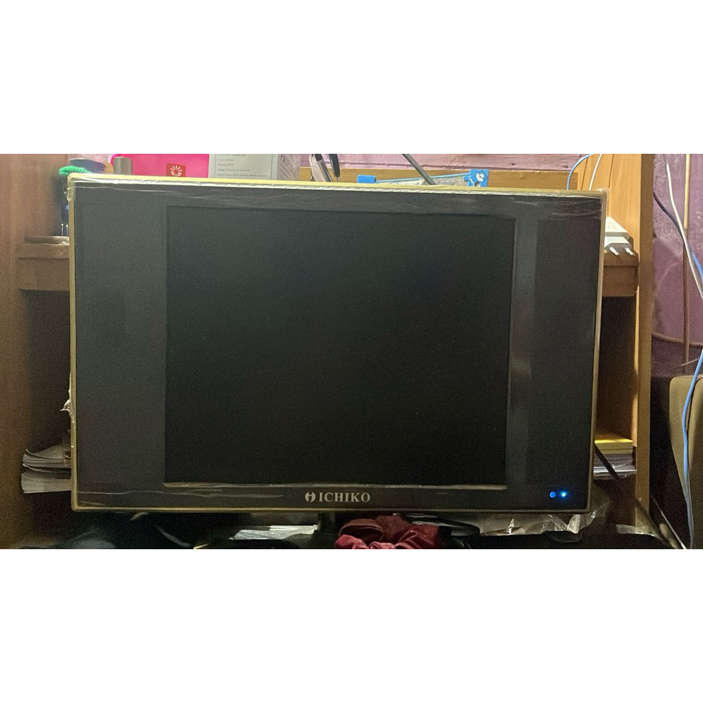 TV ICHIKO 17inci MINUS LAYAR HITAM SUARA ADA | FREE STB
