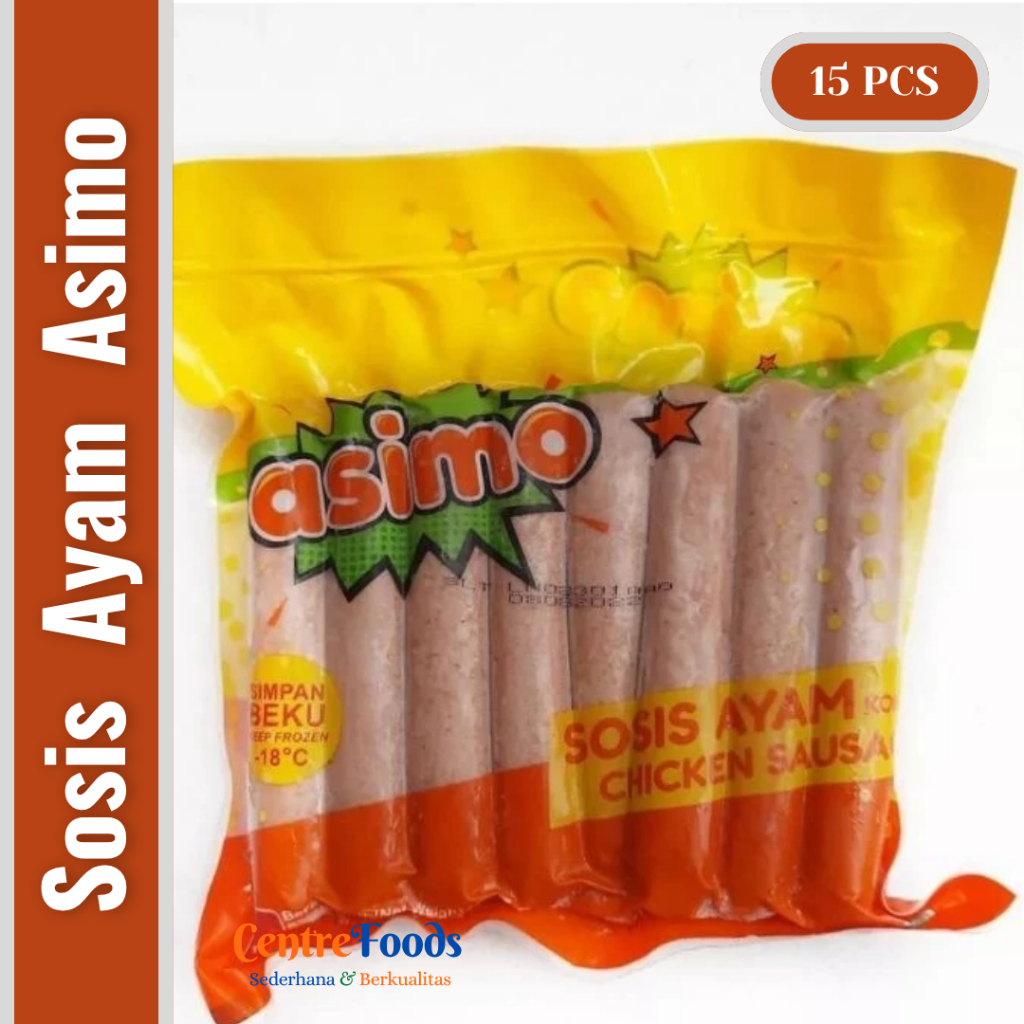

Sosis Ayam Kombinasi - Chicken Sausage Long ASIMO | Isi 15 Pcs - 500gr [ Harga Per BKS ]
