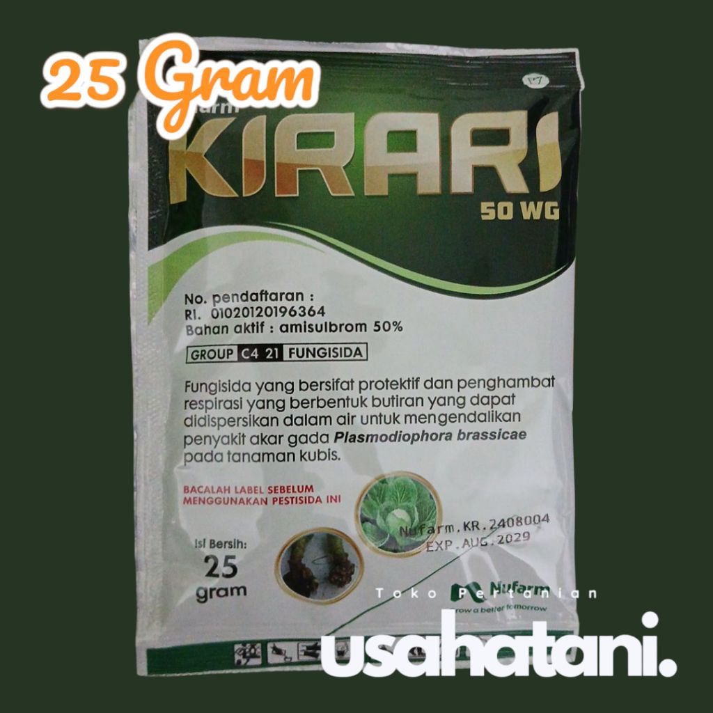 KIRARI 50WG 25 Gram Fungisida Akar Gada Amisulbrom