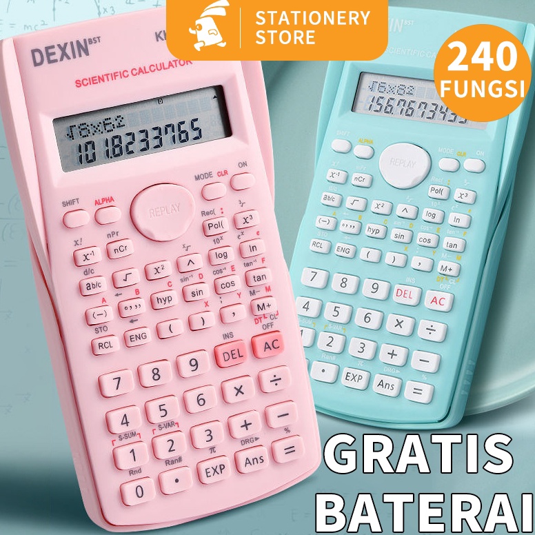 

Tertarik Kalkulator Scientific 5 WarnaKalkulator Ilmiah 24 Kalkulator Fungsikalkulator citizenKalkulator PortableRabbit Stationery