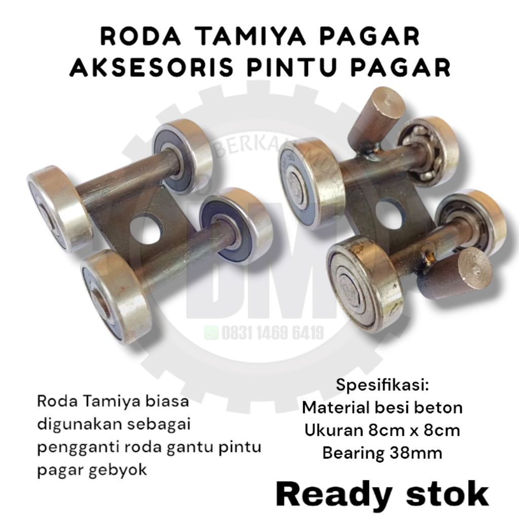 RODA PINTU PAGAR GEBYOK MODEL TAMIYA POLOS | RODA TAMIYA JALU | RODA ATAS PINTU PAGAR|AKSESORIS PINT