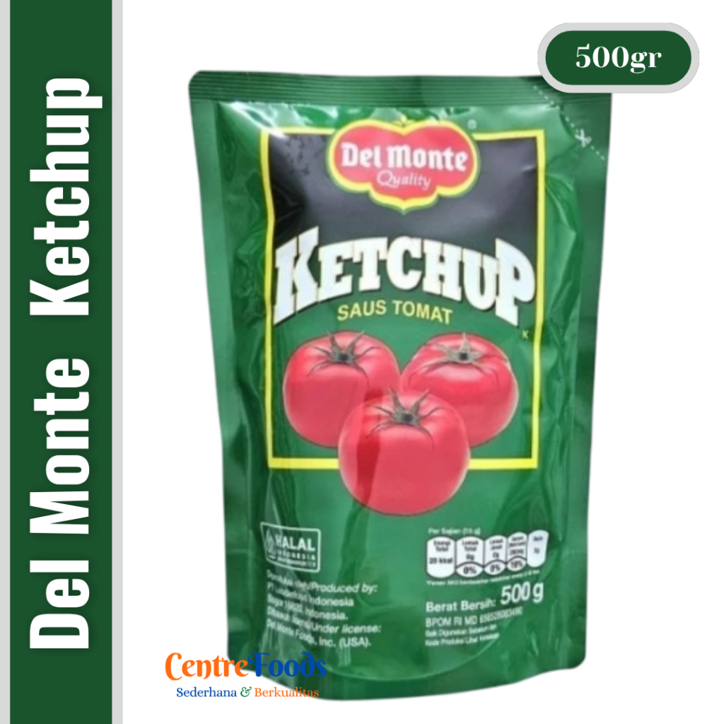 

Saus Tomat - Ketchup DEL MONTE | 500gr [ Harga Per BKS ]