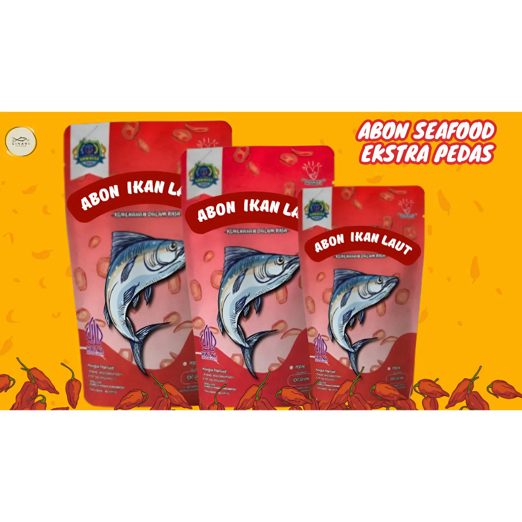 

Abon ikan laut,size:100 g