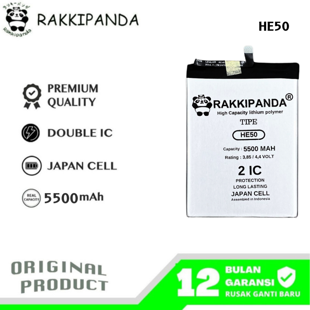 RakkiPanda - HE50 Motorola E4 Plus Batre Batrai Baterai