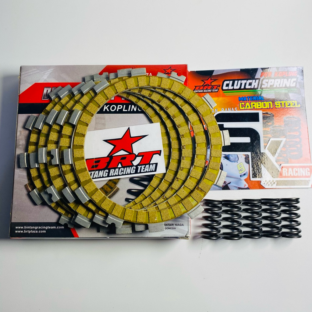 PAKET KAMPAS DAN PER KOPLING BRT SATRIA FU FI KARBU 150