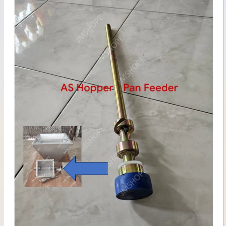 Batang AS Hopper Model Panjang Pan Feeder Kandang Ayam Box Dinamo Tempat Pakan bearing Otomatis Spar