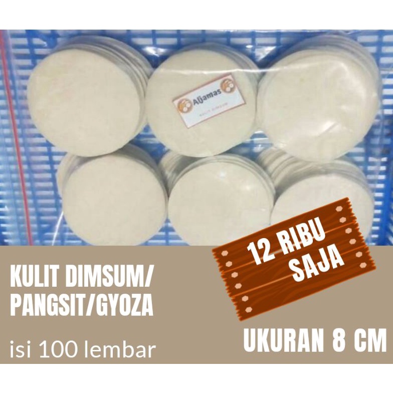 

Sale Oke Kulit DimsumPangsitGyoza Isi 1 Lembar Ukuran 8 Cm