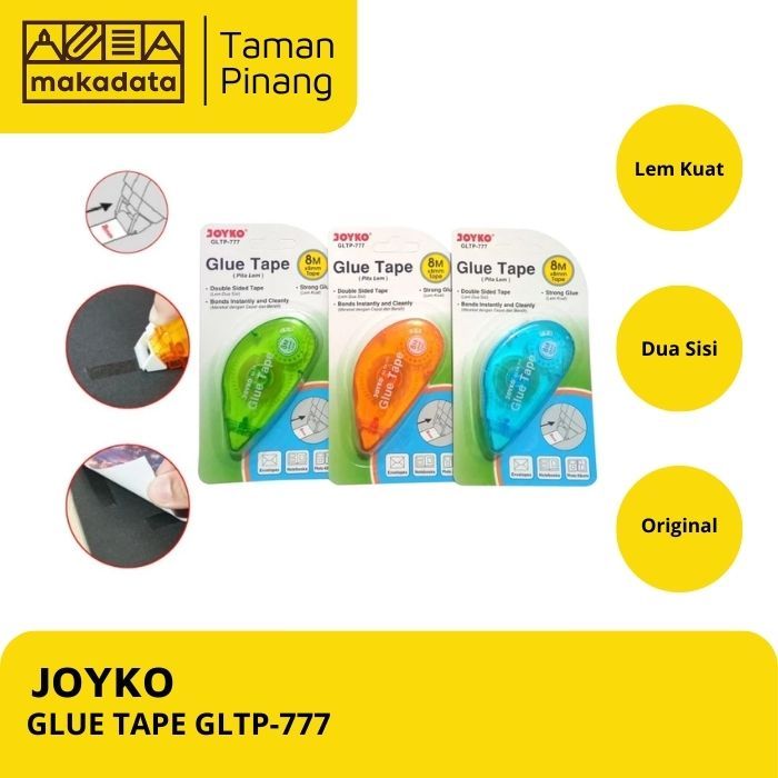 

JOYKO GLUE TAPE GLTP-777 / LEM PITA DUA SISI DOUBLE SIDED TAPE ROLL (1 PCS)