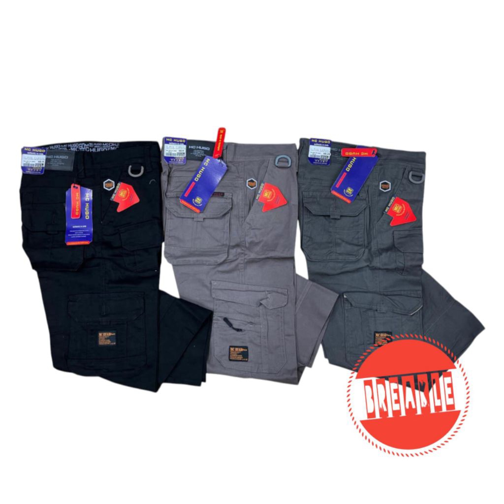 Celana Katun Cargo Pria MC HUGO ORIGINAL 100%