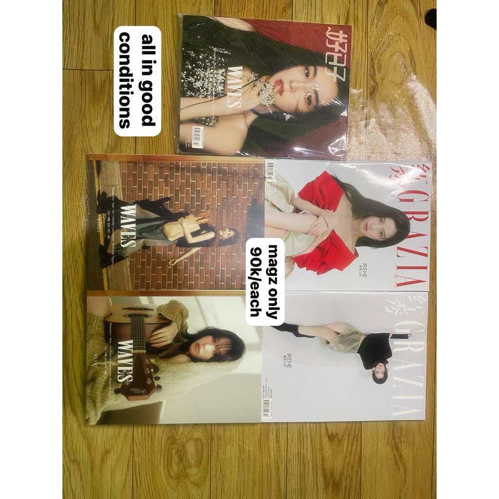 RedVelvet album/md/photocard/magazine/irene/wendy/seulgi/yeri/joy