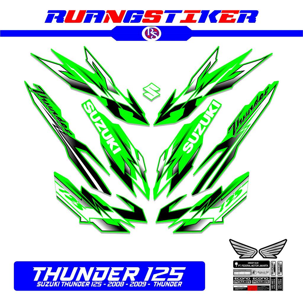 STRIPING THUNDER 125 2008 2009 MTF 4 / STIKER / STICKER / STRIPING / THUNDER125 / THUNDER / TUNDER /