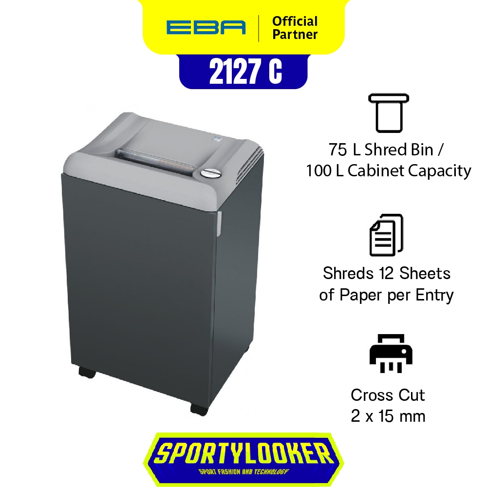 EBA 2127C / 2127 C Paper Shredder - Mesin Penghancur Kertas Garansi Resmi