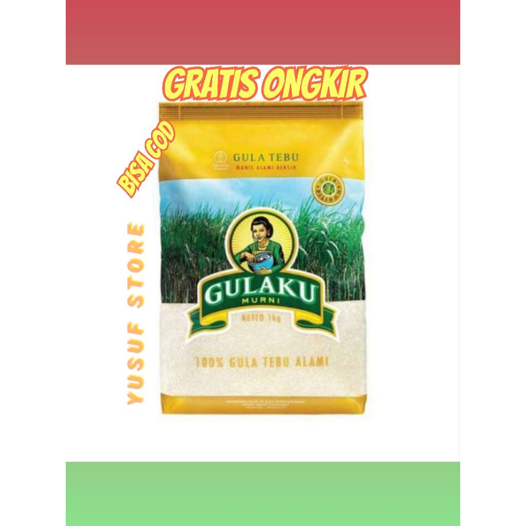 

GULAKU GULA TEBU KUNING 1 KG