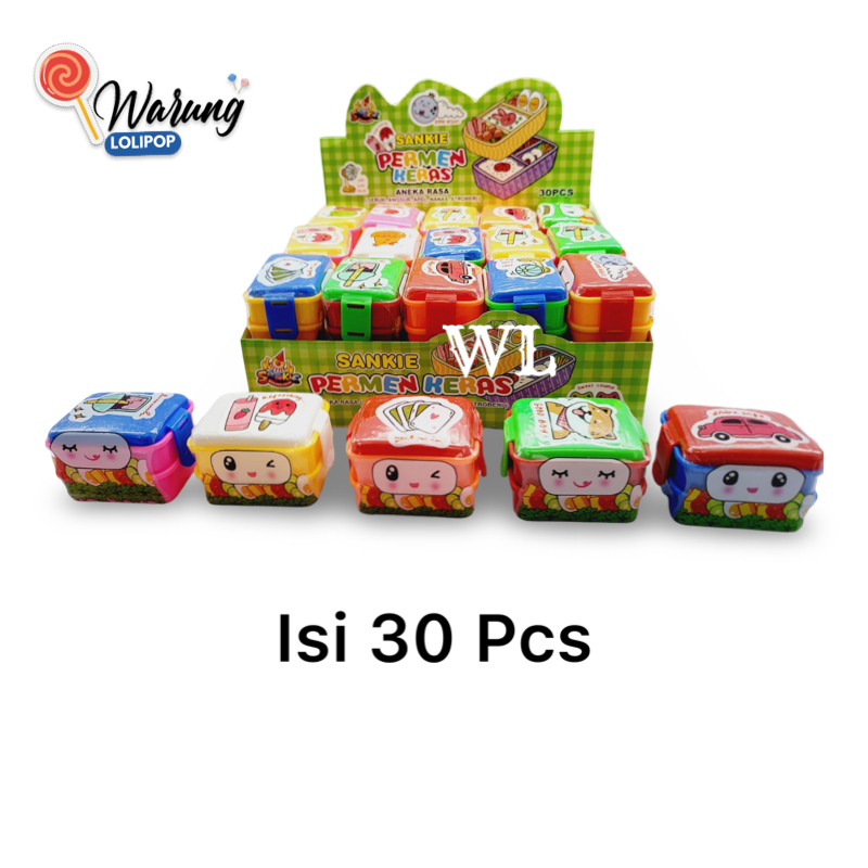 

Permen Kotak Makan 30 x 10g I Permen Mainan Anak Lucu & Unik