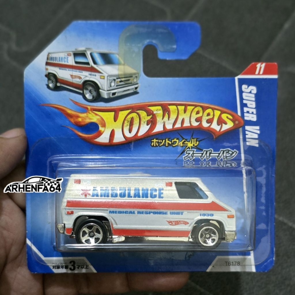 Hotwheels Super Van Short Card Japan Card