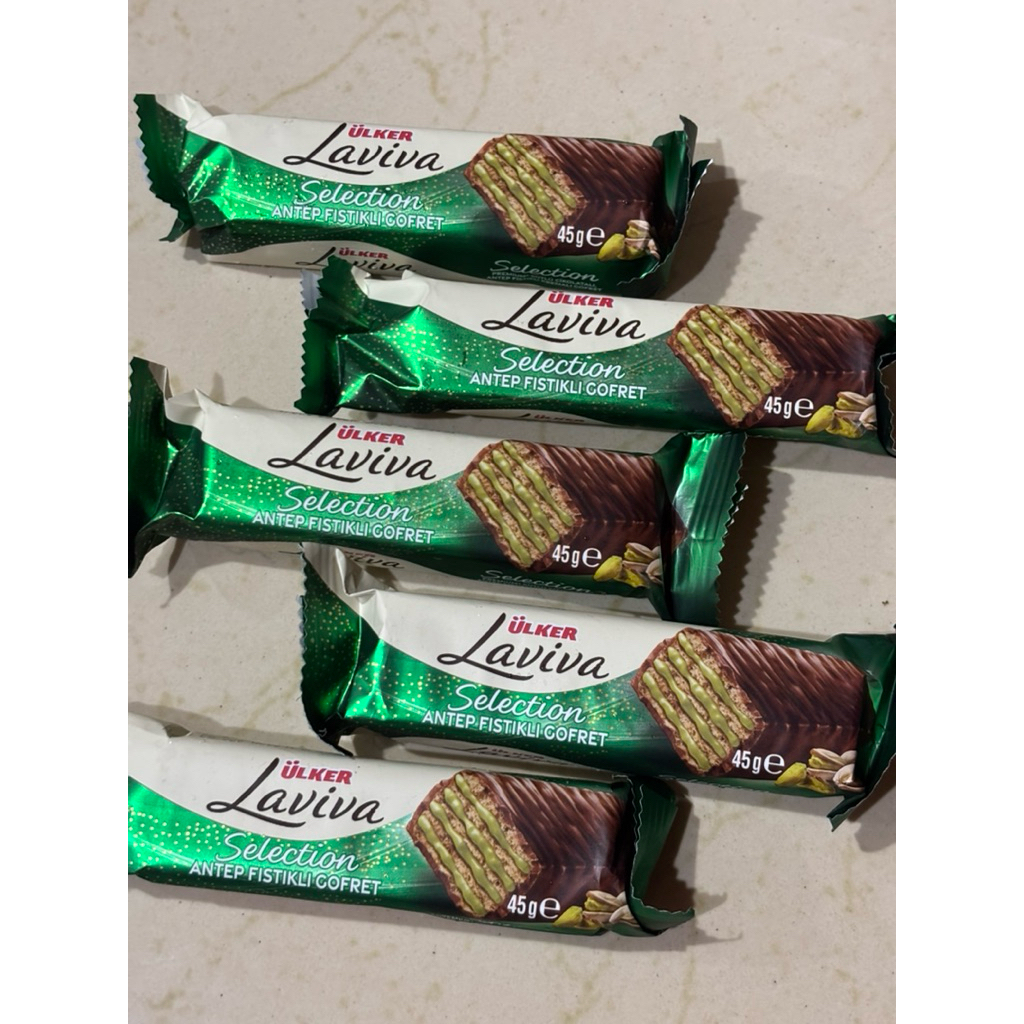 

Ulker Laviva Chocolate Pistachio Wafer