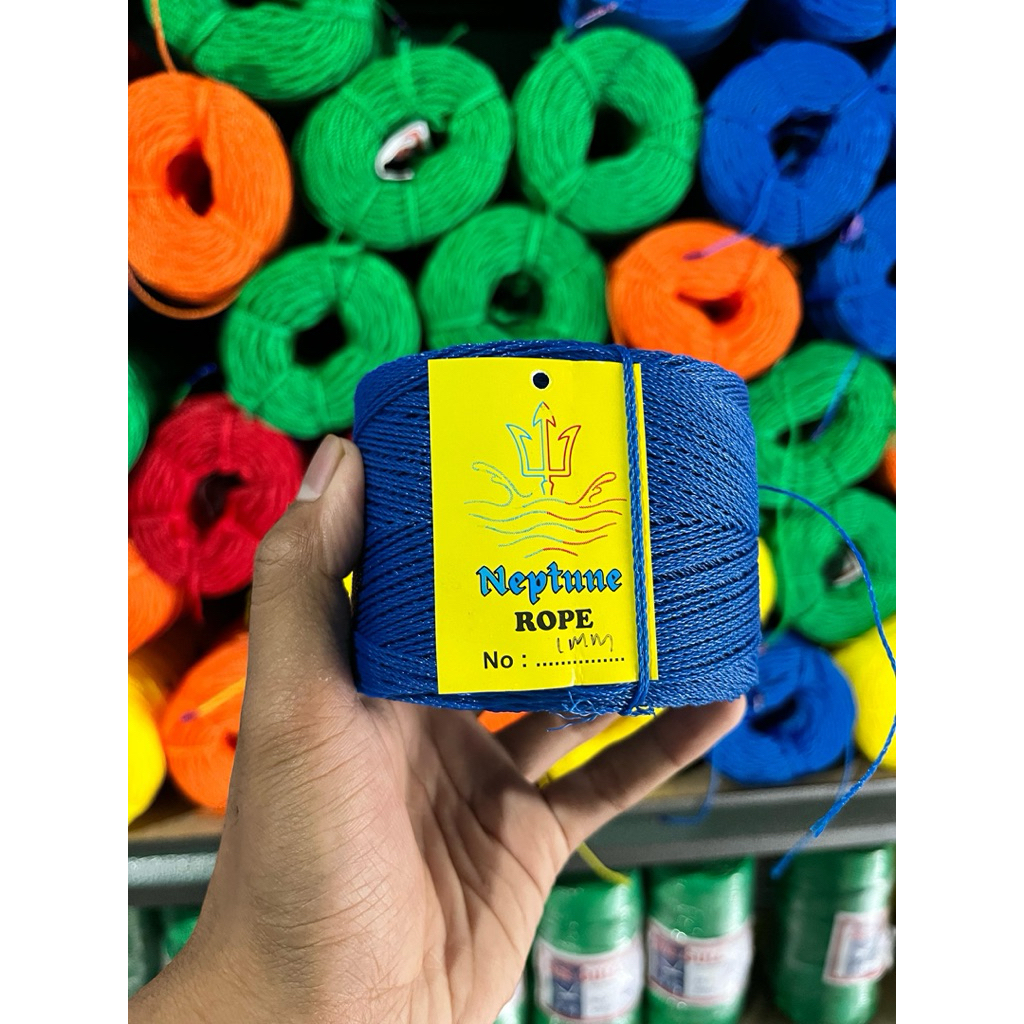 

Tambang 1mm 200 meter Biru Neptune Rope / Tambang Kecil 1 mili - Tali Karamba / Tali Layangan