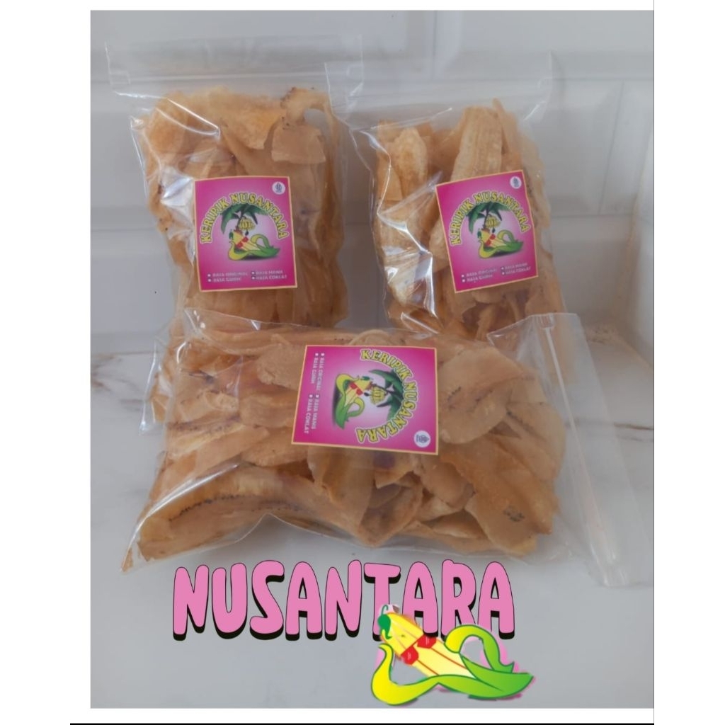

keripik pisang Nusantara banyak rasa