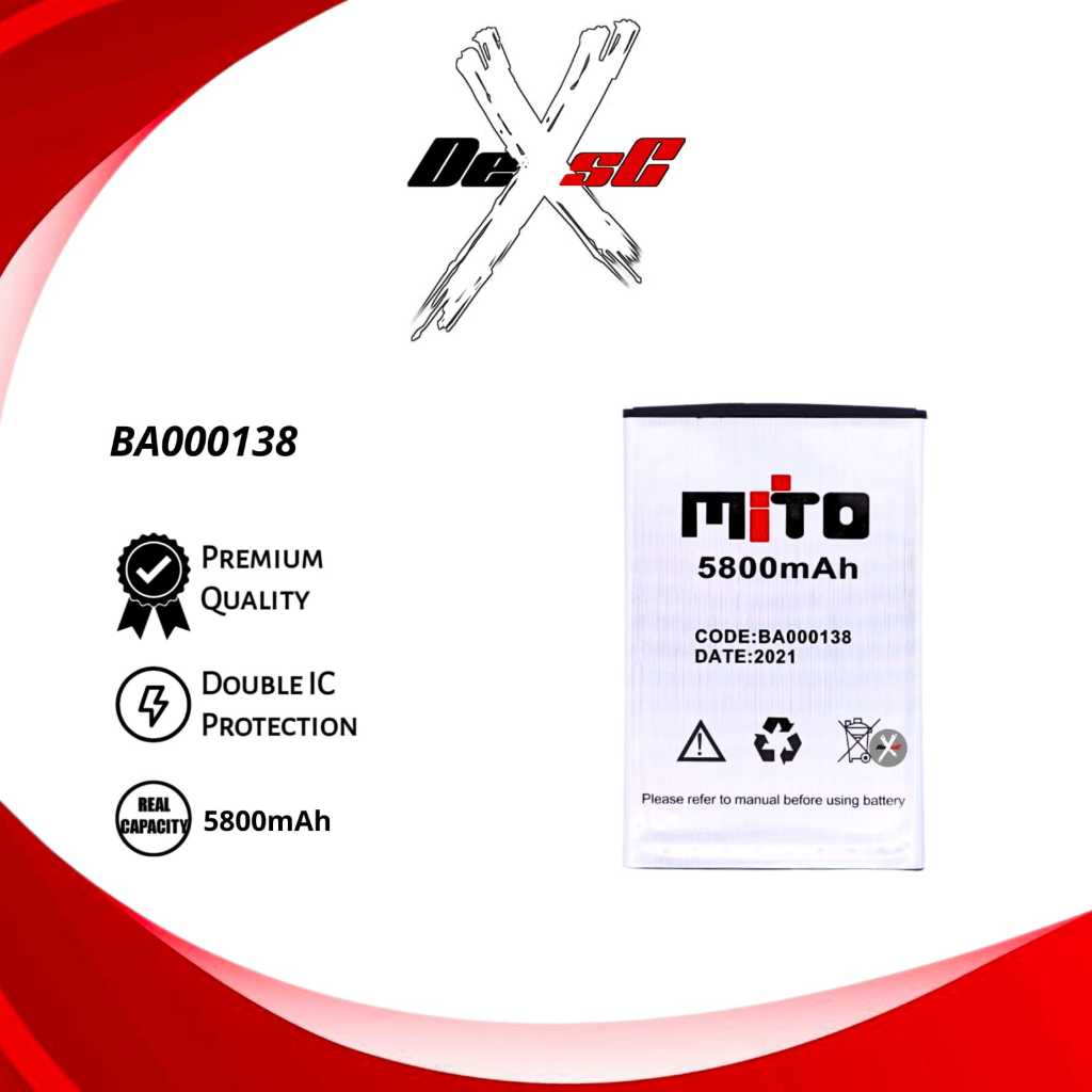 Baterai BA000138 Mito A21 Batre Batrai Battery Handphone Mito A21
