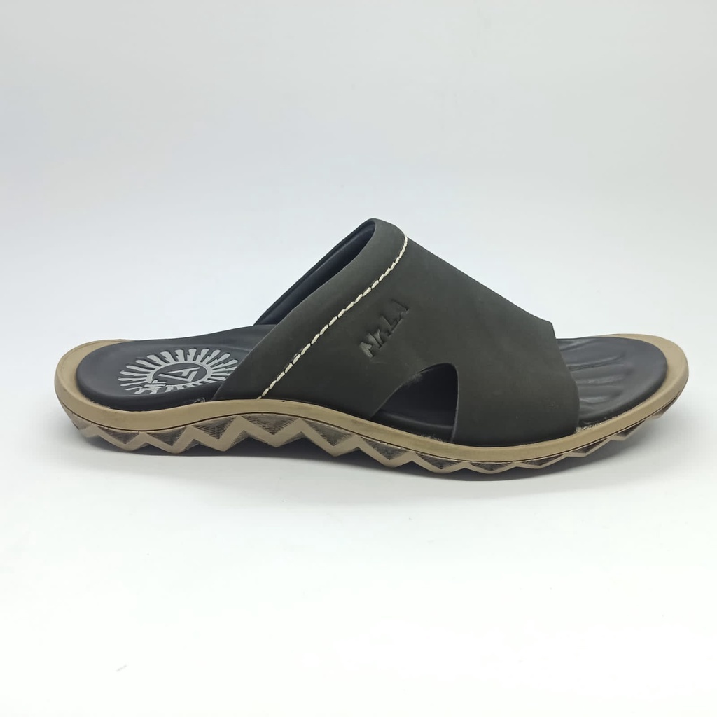 BN 703 Sandal Slip On Pria Kulit Size 38-43 - TokoShoesBandung