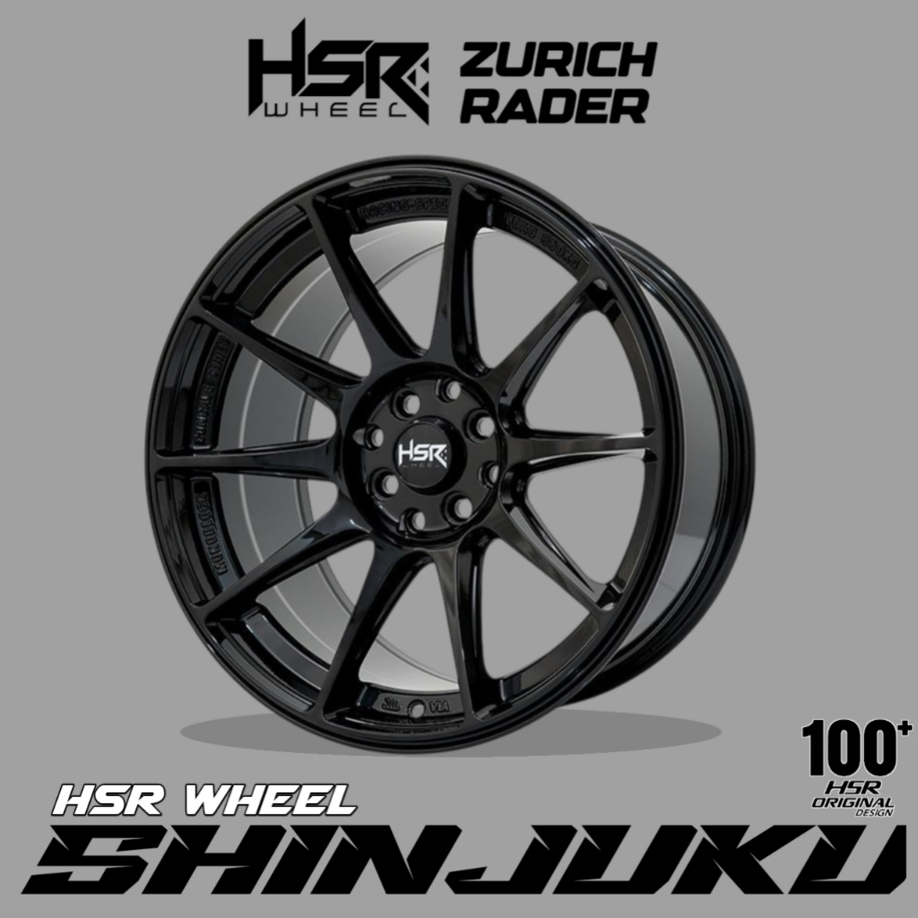 Velg Mobil Hsr Shinjuku Ring 17 Untuk Alvez Yaris City Etios Livina Avanza Pelek R17
