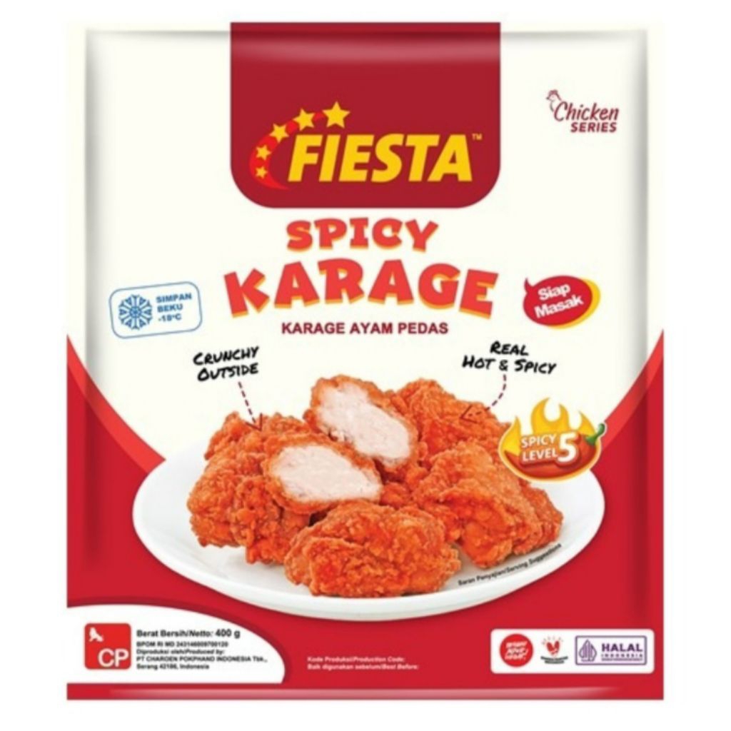 

Fiesta Spicy Karage 400gr / Ayam Karage Pedas