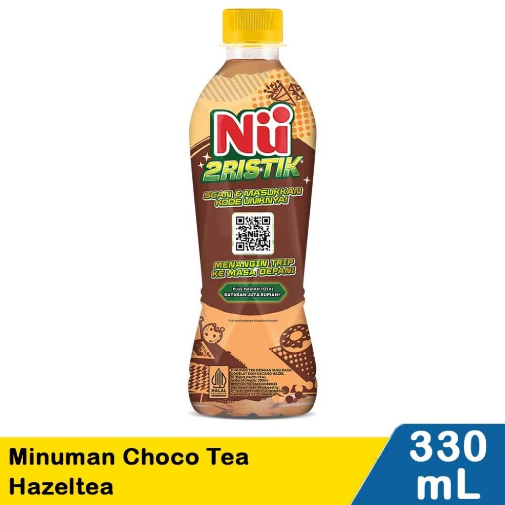 

Nu Minuman Choco Tea Hazeltea 330ml