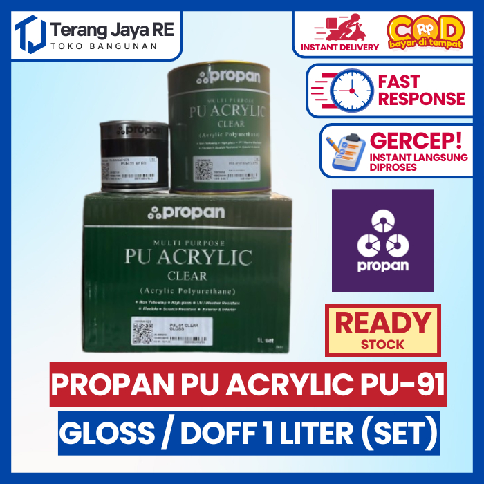 Propan PU Acrylic PU-91 Clear (GLOSS / DOFF)