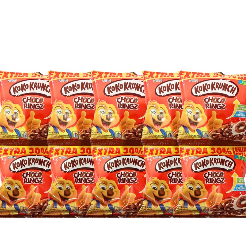 

Nestle Koko Krunch Sereal Choco Ringz Renceng 10x15 gram