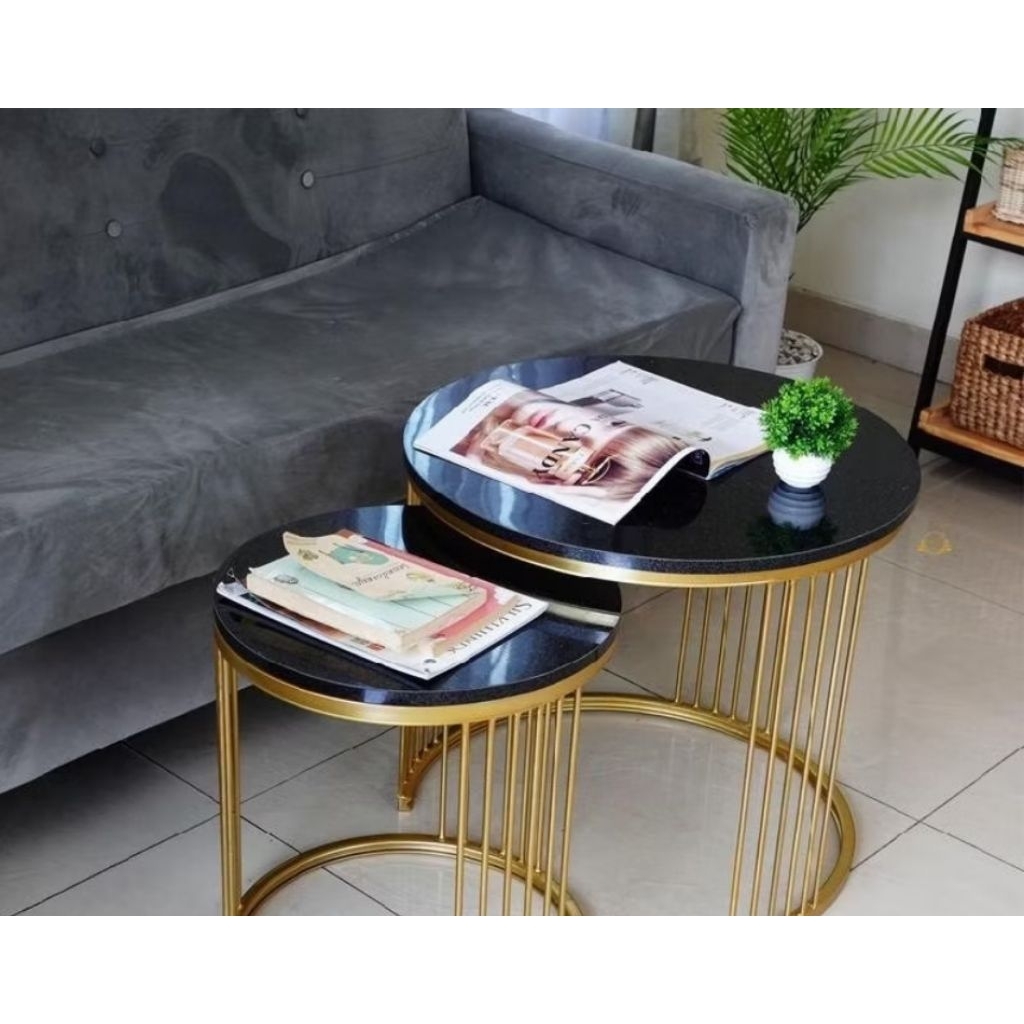 Meja tamu minimalis set aula/meja besi minimalis/meja ruang tamu/furniture ruang tamu