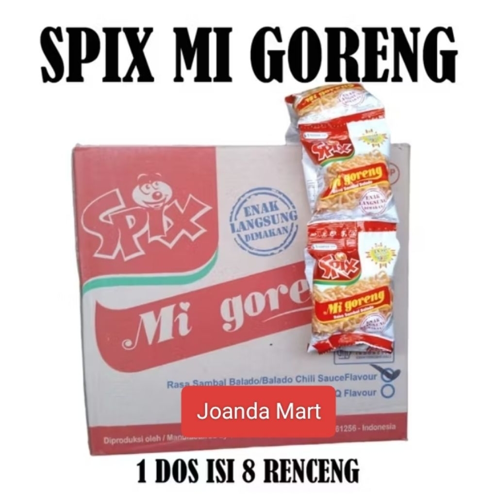 

1 DUS SPIX MIE GORENG ISI 80 PCS