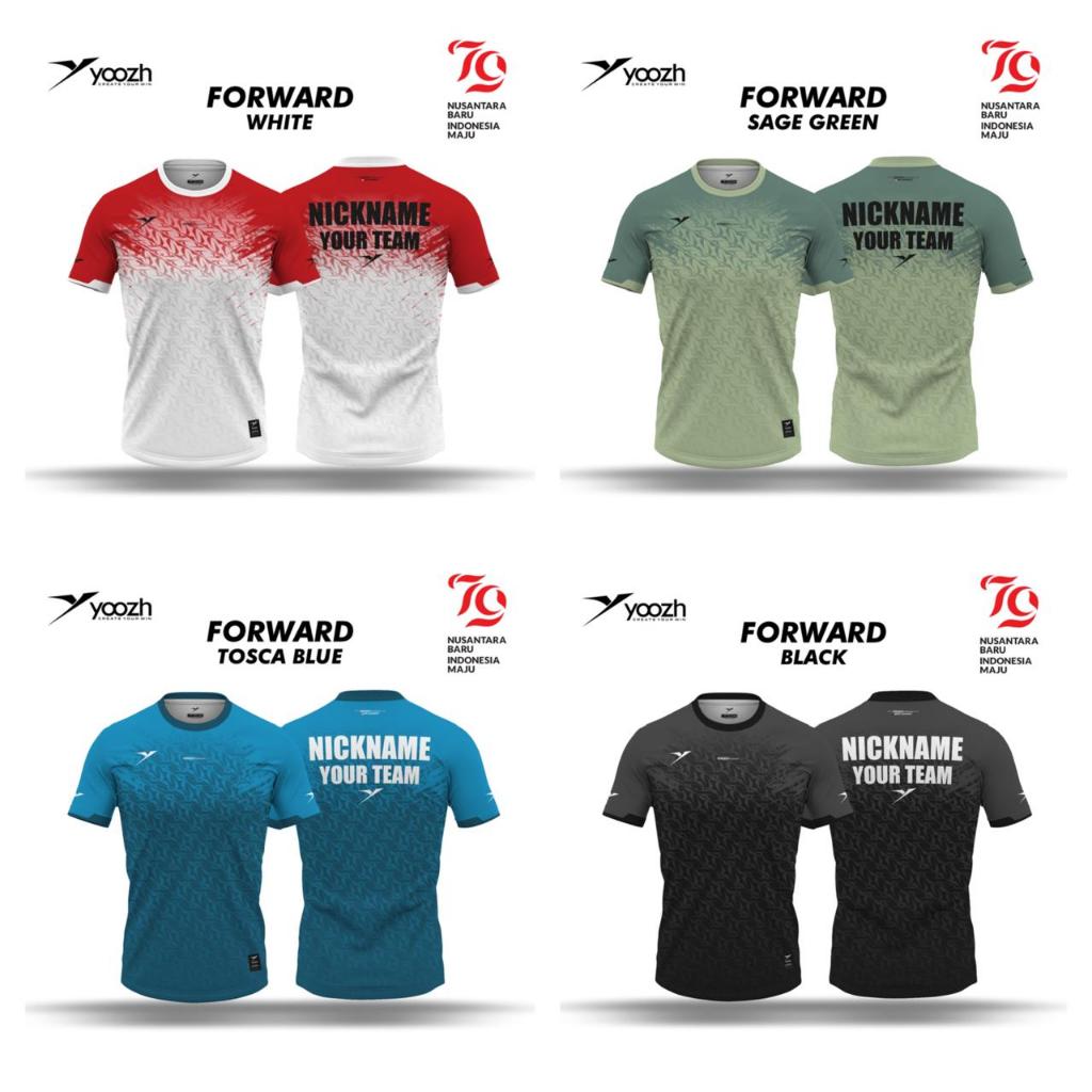 Baju badminton Yoozh FORWARD series custom jersey badminton custom celana badminton yoozh original