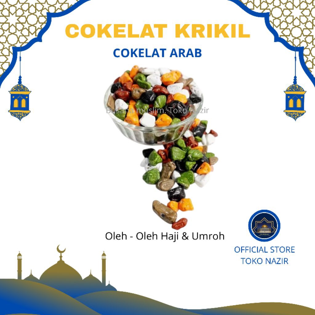 

Nazir - Cokelat Krikil 1 Kg Cokelat Arab Cokelat Batu | Oleh Oleh Haji & Umroh