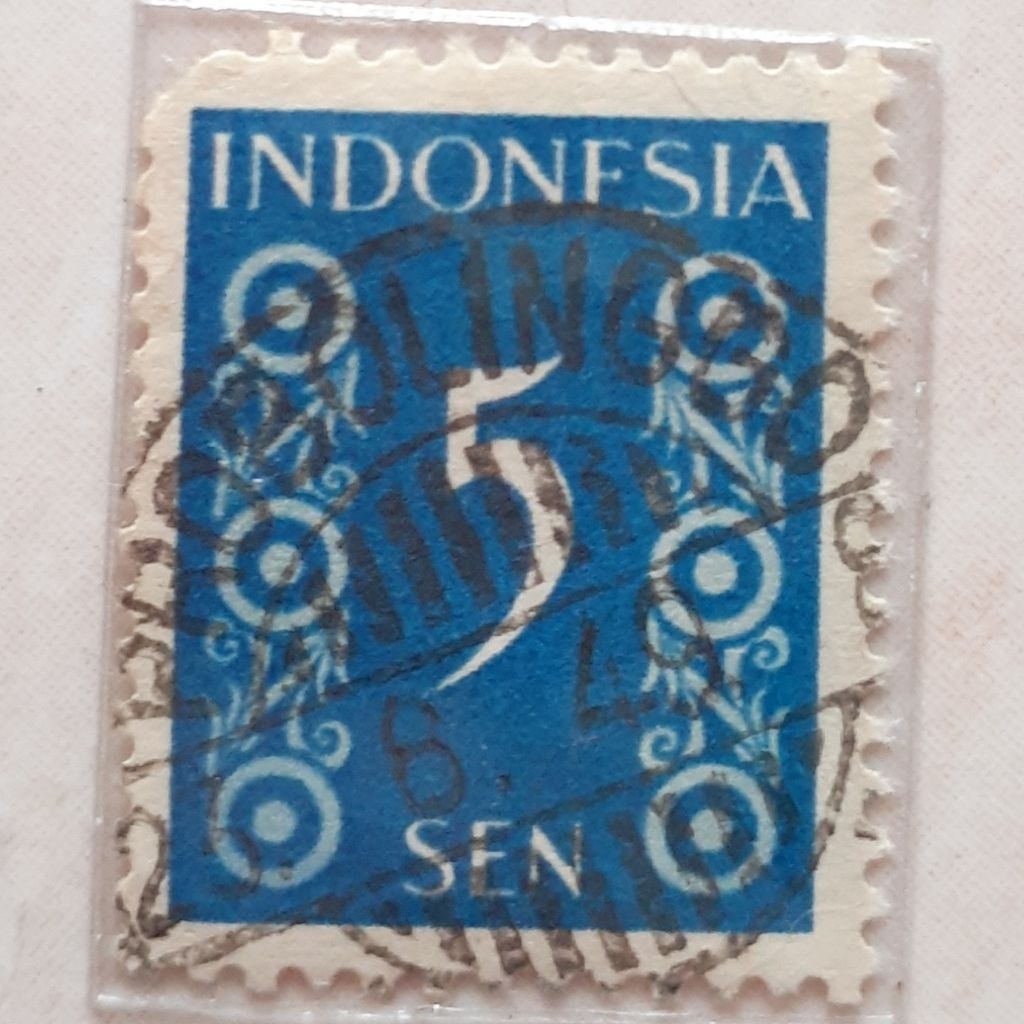 

Perangko Indonesia Angka Smelt (5 sen) Tahun 1949
