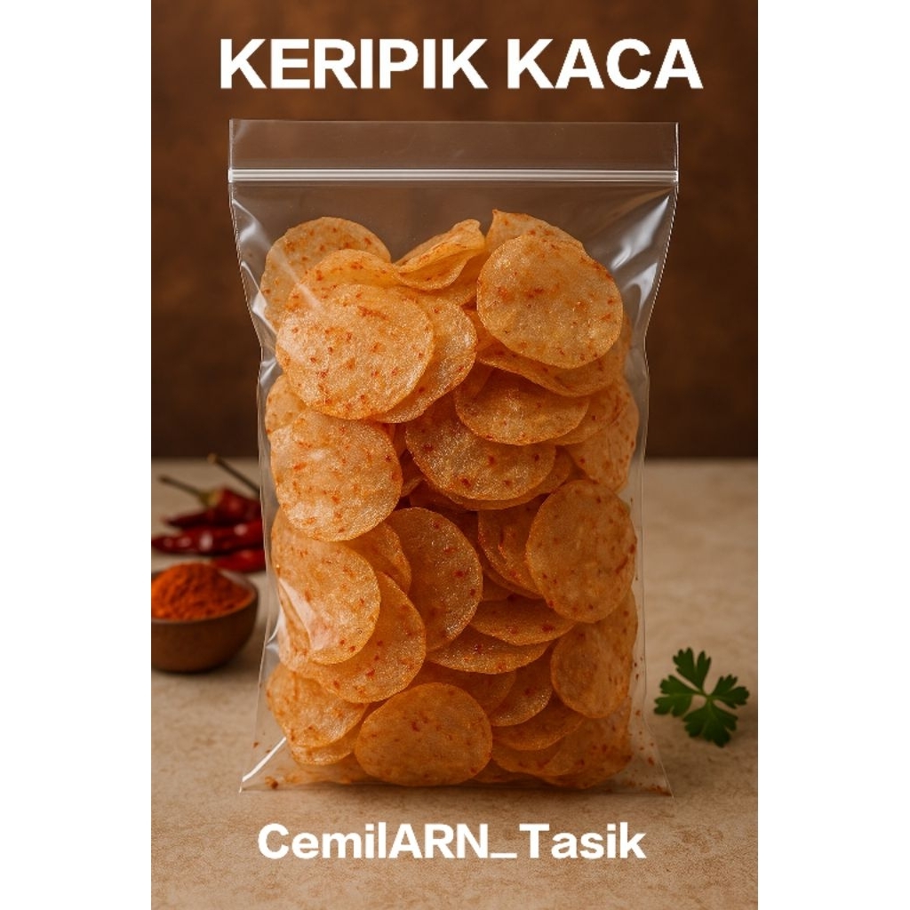 

CemilARN Keripik Kaca Pedas (100gram)