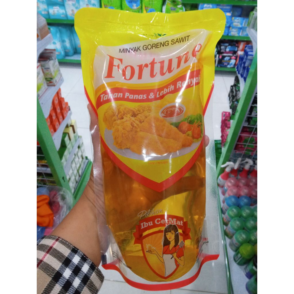 

minyak goreng Fortune refil 1liter